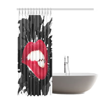 Load image into Gallery viewer, Lipstick Makeup Shower Curtain 69"x 84"
