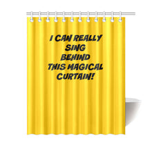 Load image into Gallery viewer, UNIQUE NOVELTY SINGING IN THE SHOWER CURTAIN 6 COLORS "69X84"