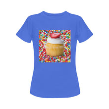 Load image into Gallery viewer, UNIQUE NOVELTY WOMENS CUPCAKE TSHIRT 3 COLORS