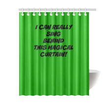 Load image into Gallery viewer, UNIQUE NOVELTY SINGING IN THE SHOWER CURTAIN 6 COLORS "69X84"