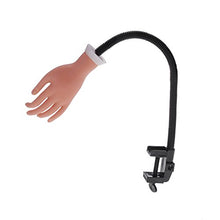 Load image into Gallery viewer, Nail TECH FAKE Training Practice Hand Adjustable Flex Soft Nail Art Model Hand