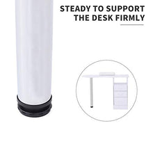 Load image into Gallery viewer, WHITE NAIL TECHNICIAN TABLE MANICURIST DESK WITH DRAWERS