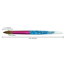 Load image into Gallery viewer, DESIGNER Acrylic Nail Brush Kolinsky Hair SIZE 6,8,10,12,14,16,18,20,22