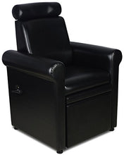 Load image into Gallery viewer, Black Pedicure Foot Spa Station Chair (FOOT TUB NOT INCLUDED)
