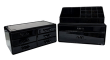 Load image into Gallery viewer, Professional Black Makeup Acrylic Organizer Drawers