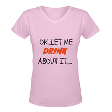 Load image into Gallery viewer, ADULT UNIQUE NOVELTY WOMENS VNECK TSHIRT UP TO XXXL