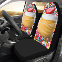 Load image into Gallery viewer, UNIQUE NOVELTY CUPCAKE2 Car Seat Covers (Set of 2)