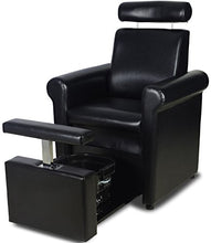Load image into Gallery viewer, Black Pedicure Foot Spa Station Chair (FOOT TUB NOT INCLUDED)