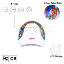 Load image into Gallery viewer, Belle 48W PROFESSIONAL UV LED Nail Lamp, Tribal Print GEL Nail Lamp