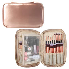 Load image into Gallery viewer, Makeup Brush Organizer Makeup Artist Case with Belt Strap Holder 3 COLORS