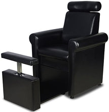 Load image into Gallery viewer, Black Pedicure Foot Spa Station Chair (FOOT TUB NOT INCLUDED)