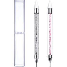 Load image into Gallery viewer, 2 Pieces Wax Rhinestone Picker Dotting Pen