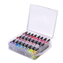 Load image into Gallery viewer, Clear Nail Polish Organizer Holder for 48 Bottles Adjustable Dividers Space Saver