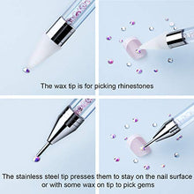 Load image into Gallery viewer, 2 Pieces Wax Rhinestone Picker Dotting Pen