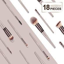 Load image into Gallery viewer, Makeup Brush Set 18 Pcs Premium Synthetic Foundation Powder Concealers Eye shadows Blush