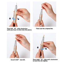 Load image into Gallery viewer, GOLD Professional Rechargeable Nail Drill Machine 30,000RPM WITH BAG AND TOOLS