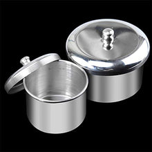 Load image into Gallery viewer, Stainless Steel 3 Pieces Manicure Acrylic Powder & Liquid Set Container Organizer Tray