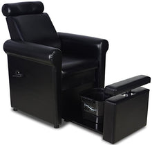 Load image into Gallery viewer, Black Pedicure Foot Spa Station Chair (FOOT TUB NOT INCLUDED)