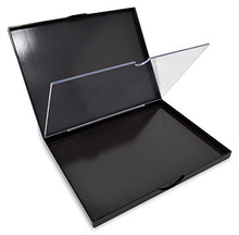 Load image into Gallery viewer, Double Sided Magnetic Empty Palette with Divider, Holds over 100 Standard Sized Eyeshadow Pans