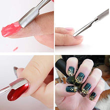Load image into Gallery viewer, Stainless Steel Cosmetic Palette Makeup Palette, Ring Makeup Mixing Palette W/ spatula