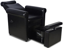 Load image into Gallery viewer, Black Pedicure Foot Spa Station Chair (FOOT TUB NOT INCLUDED)