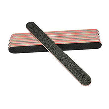 Load image into Gallery viewer, 10x 180/100 Black Heavy Duty Nail Files