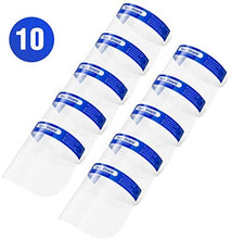 Load image into Gallery viewer, Nail Tech 10pcs Safety Face Shields