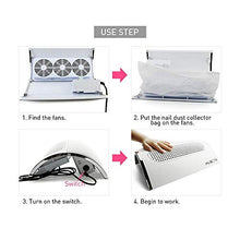 Load image into Gallery viewer, Nail Dust Suction Collector Nail Vacuum Cleaner Professional Nail Art Salon Manicure Machine Nail Art Equipment : Beauty