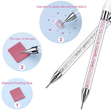 Load image into Gallery viewer, 2 Pieces Wax Rhinestone Picker Dotting Pen