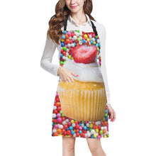 Load image into Gallery viewer, CUPCAKE NAIL TECHNICIAN APRON SMOCK