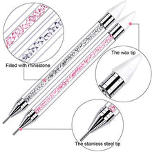 Load image into Gallery viewer, 2 Pieces Wax Rhinestone Picker Dotting Pen