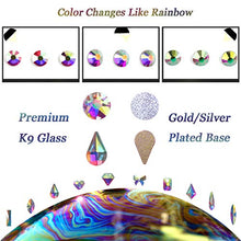 Load image into Gallery viewer, OVER 1600PCS AB Crystal FLATBACK Rhinestones Set