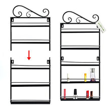 Load image into Gallery viewer, Nail Polish Wall Rack Organizer Holds 50 Bottles