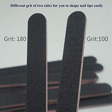 Load image into Gallery viewer, 10x 180/100 Black Heavy Duty Nail Files