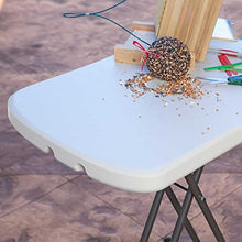 Load image into Gallery viewer, Adjustable MOBILE NAIL TECH Folding Table White