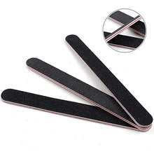 Load image into Gallery viewer, 10x 180/100 Black Heavy Duty Nail Files