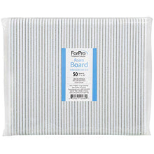 Load image into Gallery viewer, 50pk Professional Grade Zebra Foam Board, 100/180 Grit, Double-Sided Manicure Nail File