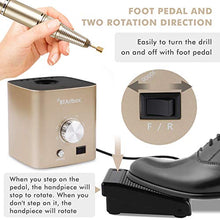 Load image into Gallery viewer, CHAMPAGNE PROFESSIONAL 30,000 RPM Nail Drill for Acrylic Nails