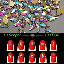 Load image into Gallery viewer, OVER 1600PCS AB Crystal FLATBACK Rhinestones Set