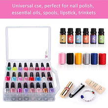 Load image into Gallery viewer, Clear Nail Polish Organizer Holder for 48 Bottles Adjustable Dividers Space Saver