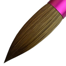 Load image into Gallery viewer, DESIGNER Acrylic Nail Brush Kolinsky Hair SIZE 6,8,10,12,14,16,18,20,22