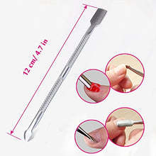 Load image into Gallery viewer, Nail Remover Foil Wraps + 1x Steel Remover Scraper Cuticle Pusher Kit