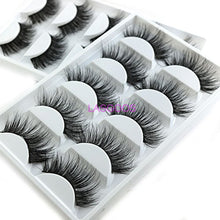 Load image into Gallery viewer, 2Box/5X Real Mink False Eyelashes 100% Siberian Mink Fur 10 PAIR TOTAL