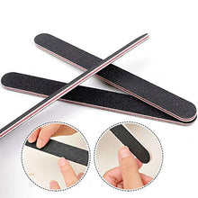 Load image into Gallery viewer, 10x 180/100 Black Heavy Duty Nail Files