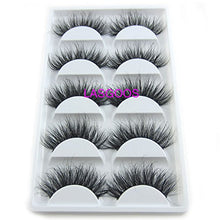 Load image into Gallery viewer, 2Box/5X Real Mink False Eyelashes 100% Siberian Mink Fur 10 PAIR TOTAL