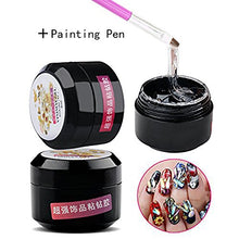 Load image into Gallery viewer, Nail Art Bling Glue for Rhinestones Super Sticky Hard Gel + FREE GEL APPLICATOR!