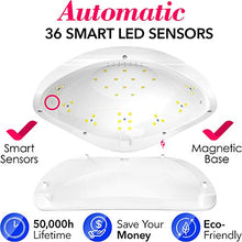 Load image into Gallery viewer, DOUBLE HAND SUN 5 Pro Best UV LED Nail Lamp 72W