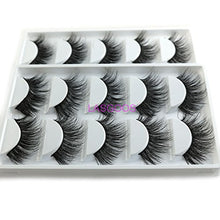 Load image into Gallery viewer, 2Box/5X Real Mink False Eyelashes 100% Siberian Mink Fur 10 PAIR TOTAL