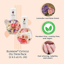Load image into Gallery viewer, 2Pk Blossom Scented Cuticle Oil Infused with Real Flowers Twin Pack