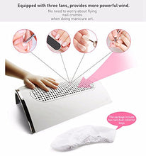 Load image into Gallery viewer, Nail Dust Suction Collector Nail Vacuum Cleaner Professional Nail Art Salon Manicure Machine Nail Art Equipment : Beauty
